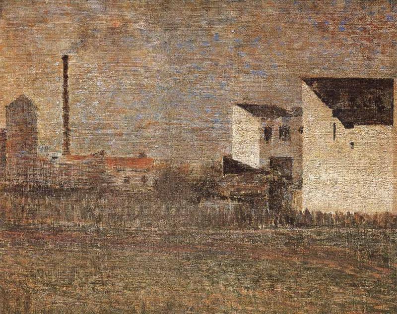 Georges Seurat Suburb oil painting image